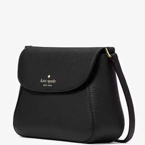 NWT Pebble black leather Kate Spade Monica crossbody bag